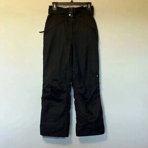 Rossignol black ski snow belted pants size S